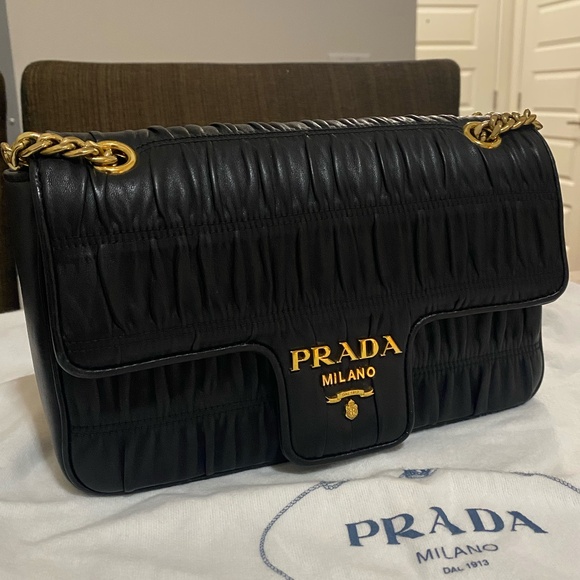 Prada Nappa Chain Flap Bag - Picture 1 of 7